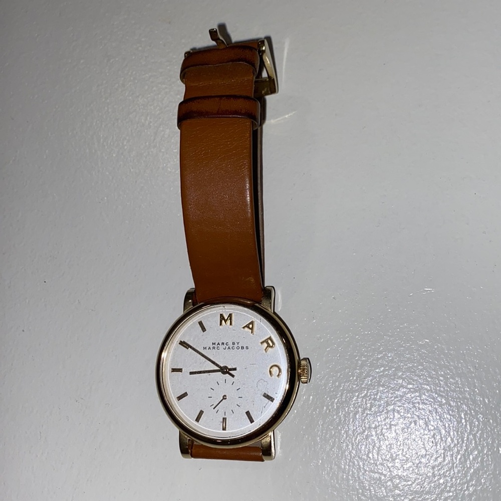 Marc by Marc Jacobs genuine leather watch